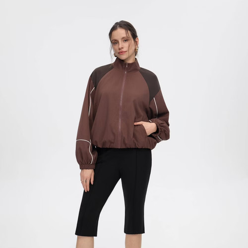 Women long sleeve colorblock - sleeve,