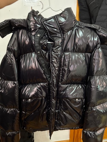Black mike amiri bubble jacket - black,